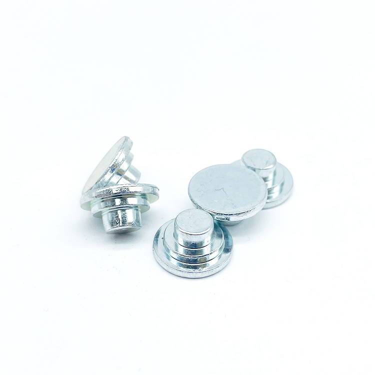 Zinc Plated Flat Head Solid Shoulder Rivets